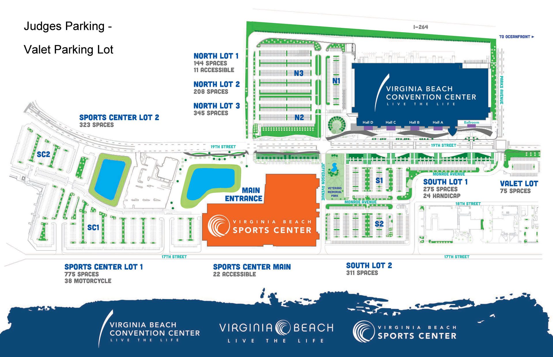 Archived 2024 Excalibur Cup convention center parking diagram